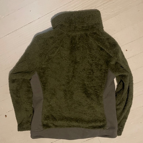 The north face olive zip up fleece jacket - Picture 3 of 3